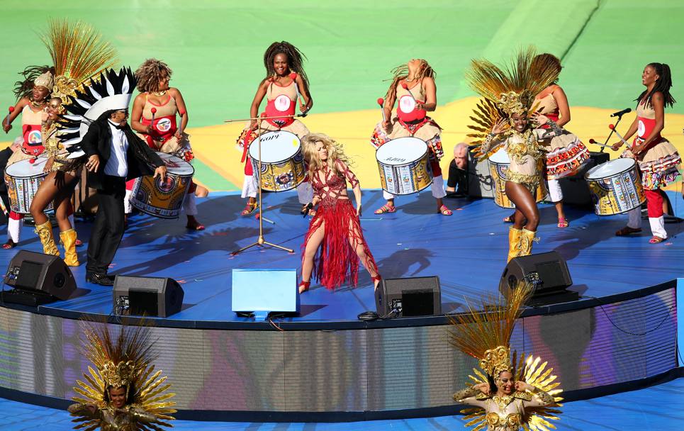 Ecco la performance di Shakira. Getty